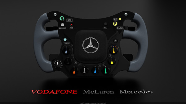 3d mclaren mercedes steering wheel model - McLaren F1 Steering wheel.rar by marcel23d
